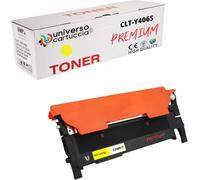 Senior-Univers Cartouche Clt-Y406S - Su462A Yellow Toner Compatible Avec Samsung Laserjet Série Clp 360, 365, Clx 3305, Samsung Xpress C410, C460 (Yellow)[L1740]