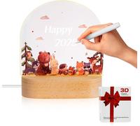 Senior-Veilleuse Bébé Personnalisé, Veilleuse Enfant - Cadeau Naissance Garcon Et Fille, Lampe De Chevet Colorée Et Dégradée Avec Motifs D'animaux, Dimmable Veilleuse Bebe Cadeau, Lampe Lumiere C[L671