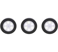 Senior-Veilleuse Led, 3 Lampes D'Armoire Sans Fil, Mini Lampe Tactile À Piles Pour Cuisine, Escaliers, Vitrine, Armoire[L2560]
