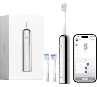 Senior-Wave À Dents Électrique Sonique, Pionnière 60° Oscillation Vibration, Autonomie De 45 Jours Avec 3 Têtes De , Étanchéité Ipx7, Acceptée Par Lada Pour Voyages (Acier Inoxydable)[L77]