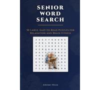 Senior Word Search: 50 Relaxing Puzzles: Large, Easy-to-Read Word Search for Adults and Seniors