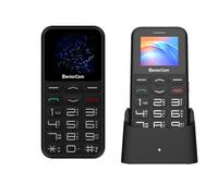 SeniorCom F183 Téléphone Portable pour Seniors - Grandes Touches, Bouton SOS, Volume Fort, Station de Charge, Facile à Utiliser, Double SIM, Radio FM, Longue Autonomie