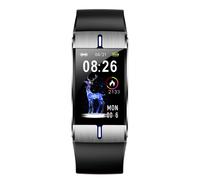 Senior's Guardian : Montre connectée Bluetooth avec surveillance de la fréquence cardiaque et de l'oxygène sanguin, alertes de détection de chute
