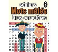 Séniors Mots Mêlés Gros Caractères Vol. 2: livre de 80 grilles avec solutions ,Thèmes Différents