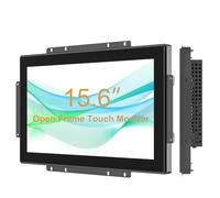 Senisway Surface du moniteur tactile à cadre ouvert de 15,6" IP65 étanche 1920 x 1080 @ 60 Hz TFT LCD IK08 industriel à cadre ouvert Écran tactile capacitif à 10 doigts