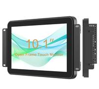 Senisway Surface du moniteur tactile à cadre ouvert de 25,4 cm IP65 étanche 1280 x 800 à 60 Hz TFT LCD IK08 10 doigts tactile capacitif industriel à cadre ouvert