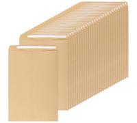 SENJEOK Lot de 100 enveloppes en papier kraft marron A4/C4 auto-adhésives 32,5 x 23 cm 80 g/m² pour bureau maison