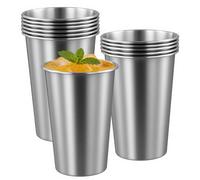 SENJEOK Lot de 12 gobelets en acier inoxydable de 500 ml pour activités de camping et de randonnée