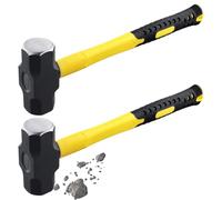 SENJEOK Lot de 2 marteaux de 1,4 kg, 36 x 11,5 x 4,5 cm pour jardinage, camping, construction de bâtiments