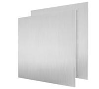 SENJEOK Lot de 2 plaques en aluminium 6061, 30,5 x 30,5 cm, panneau plat en métal de 1,6 mm d'épaisseur pour le bricolage, l'artisanat