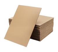 SENJEOK Lot de 60 feuilles de carton ondulé, carton kraft, 30 x 40 cm pour emballage, loisirs créatifs, envoi
