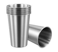 SENJEOK Lot de 8 gobelets en acier inoxydable de 500 ml pour activités de camping et de randonnée