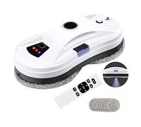 SENJINGHUA Robot de nettoyage de vitres avec pulvérisation d'eau automatique, double ventouse, télécommande sans fil, outil de maison intelligente pour un nettoyage sans effort du verre