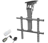 SENJINGHUA Support TV motorisé - Support mural TV pliable de 0 à 85 °, s'adapte à la plupart des téléviseurs de 32 à 65/50 à 90 pouces, double mode de contrôle, peut être caché sur le toit du plafond