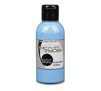 Senjo Color Body Painting Peinture 75ml | Liquide Peinture du Corps | Pour pinceaux et aérographe | Fabriqué en Allemagne (Bleu clair)