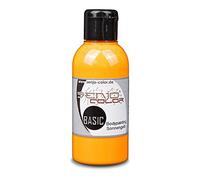 Senjo Color Body Painting Peinture 75ml | Liquide Peinture du Corps | Pour pinceaux et aérographe | Fabriqué en Allemagne (Jaune soleil)