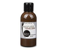 Senjo Color Body Painting Peinture 75ml | Liquide Peinture du Corps | Pour pinceaux et aérographe | Fabriqué en Allemagne (Brun)