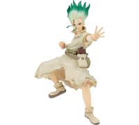 Senku Ishigami Figure Statue 15cm De Dr. Novel Stone Original BANPRESTO