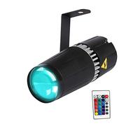 SENLAN Spot LED 9 W RGB 3 en 1 à broches - Scène et lumière grâce à des télécommandes infrarouges