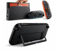 SENLINLIN Coque pour Nintendo Switch 2, Coque Rigide Compatible avec Le Dock, avec 2 Coques Joycon, Housse Anti-Rayures Anti-Choc pour Switch 2 2025 - Noir