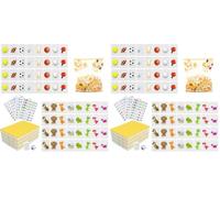 SENLINLIN Mahjong 2 Joueurs, 65 Blocs mah-Jong 30mm, Seaside Escape Jeu Domino, Jeu de Mahjong avec DIY Autocollants, Majongue a Deux Joueurs pour Fêtes Familiales, Parties (Lot de 2)