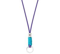 SENLLY Cordon de Cou pour Clés, Téléphone, Porte Badge, Design Tressé en Paracorde Porte-clé Lanière avec Matériel en Acier Inoxydable