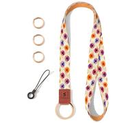 SENLLY Cordon tour de Cou pour Clés, Conception de Motifs Originale Courroie de Porte Badge Lanière