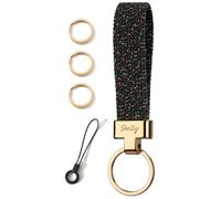 SENLLY Porte-Clés de Voiture Lanière, Universel Cordon pour Clé Fob Élastique