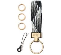 SENLLY Porte-Clés de Voiture Lanière, Universel Cordon pour Clé Fob Élastique
