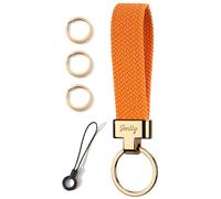 SENLLY Porte-Clés de Voiture Lanière, Universel Cordon pour Clé Fob Élastique