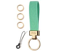 SENLLY Porte-Clés de Voiture Lanière, Universel Cordon pour Clé Fob Élastique