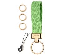 SENLLY Porte-Clés de Voiture Lanière, Universel Cordon pour Clé Fob Élastique