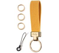 SENLLY Porte-Clés de Voiture Lanière, Universel Cordon pour Clé Fob Élastique