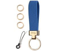 SENLLY Porte-Clés de Voiture Lanière, Universel Cordon pour Clé Fob Élastique
