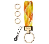 SENLLY Porte-Clés de Voiture Lanière, Universel Cordon pour Clé Fob Élastique