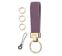 SENLLY Porte-Clés de Voiture Lanière, Universel Cordon pour Clé Fob Élastique
