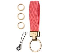 SENLLY Porte-Clés de Voiture Lanière, Universel Cordon pour Clé Fob Élastique
