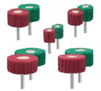 Senmai Tools 10 Pièces Kit Polissage Perceuse, tailles 25/30/40/50/60 mm Tampons abrasifs à lamelles Accessoire abrasif pour perceuse, visseuse sans fil, meuleuse droite