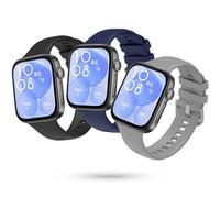 SenMore 3 Pièces Silikon Armband kompatibel mit Huawei Watch Fit 3 Smartwatch, Einstellbar Sport Ersatzarmbänder für Huawei Watch Fit 3. (No host)