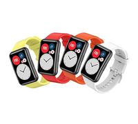 SenMore 4 Pièces Bracelets Compatibles avec Huawei Watch Fit Bracelet en Silicone Bracelets de Sport Accessoires de Montre Intelligente pour HUAWEI Watch FIT/New/Elegant/Special Edition/SE