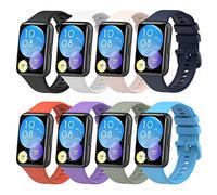 SenMore 8 Bracelets Compatibles avec Huawei Watch Fit 2/Active/Elegant Bracelet de Remplacement en Silicone pour Montres Sangle Respirante, Douce, Confortable, Sportives