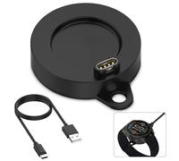 SenMore Adaptateur de Chargeur USB C pour Garmin Fenix 8/7/7 Pro/7S/7X/7X Pro/6/6X/6S/5/5 Plus/5X/5X Plus/5S, Base de Recharge magnétique pour câble USB-C 1 m/3,3 ft, Schwarz.