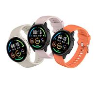 SenMore Lot de 3 bracelets de 22 mm compatibles avec Xiaomi Watch S1 Active/S1 - Bracelet de sport en silicone souple pour montre connectée Xiaomi Mi Watch