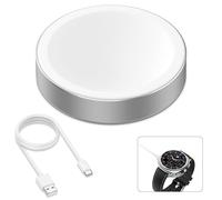 SenMore Magnétique Adaptateur de Chargeur USB C pour Samsung Galaxy Watch 7/Ultra/6/6 Classic/5/5 Pro/4/4 Classic/3/Active 2/Active 1/FE, Base de Recharge pour câble Type-C 1 m/3,3 ft. (White)