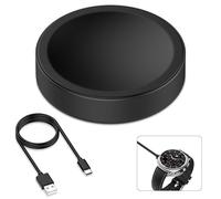 SenMore Magnétique Adaptateur de Chargeur USB C pour Samsung Galaxy Watch 7/Ultra/6/6 Classic/5/5 Pro/4/4 Classic/3/Active 2/Active 1/FE, Base de Recharge pour câble Type-C 1 m/3,3 ft. (Black)