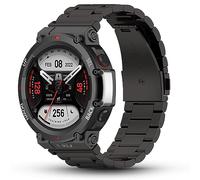 SenMore Métal Bracelet Compatibles avec Amazfit T-Rex 2, Bracelet de Rechange en Acier Inoxydable pour Amazfit T-Rex 2.