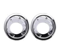 Senmubery Pare-brouillard de phare ABS chromé pour Navara/ D40 07-13