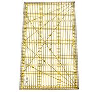 Senmubery Règle de découpe multifonction pour patchwork, tissu et courtepointe - 30 x 15 cm