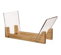 Senmubery Support de Stockage de Disque Vinyle, ExtréMitéS en Acrylique, Affichez Vos Singles et LP dans Cette Unité de Rack Portable Moderne