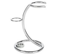 Senmubery Support universel pour blaireau de rasage simple en métal sûr pour rasoir et blaireau, kit organisateur pour homme